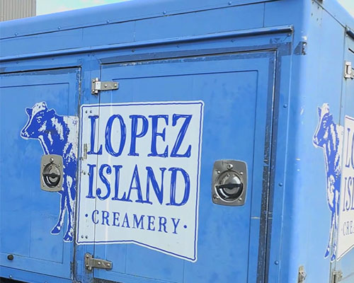 Lopez Island Creamery doors