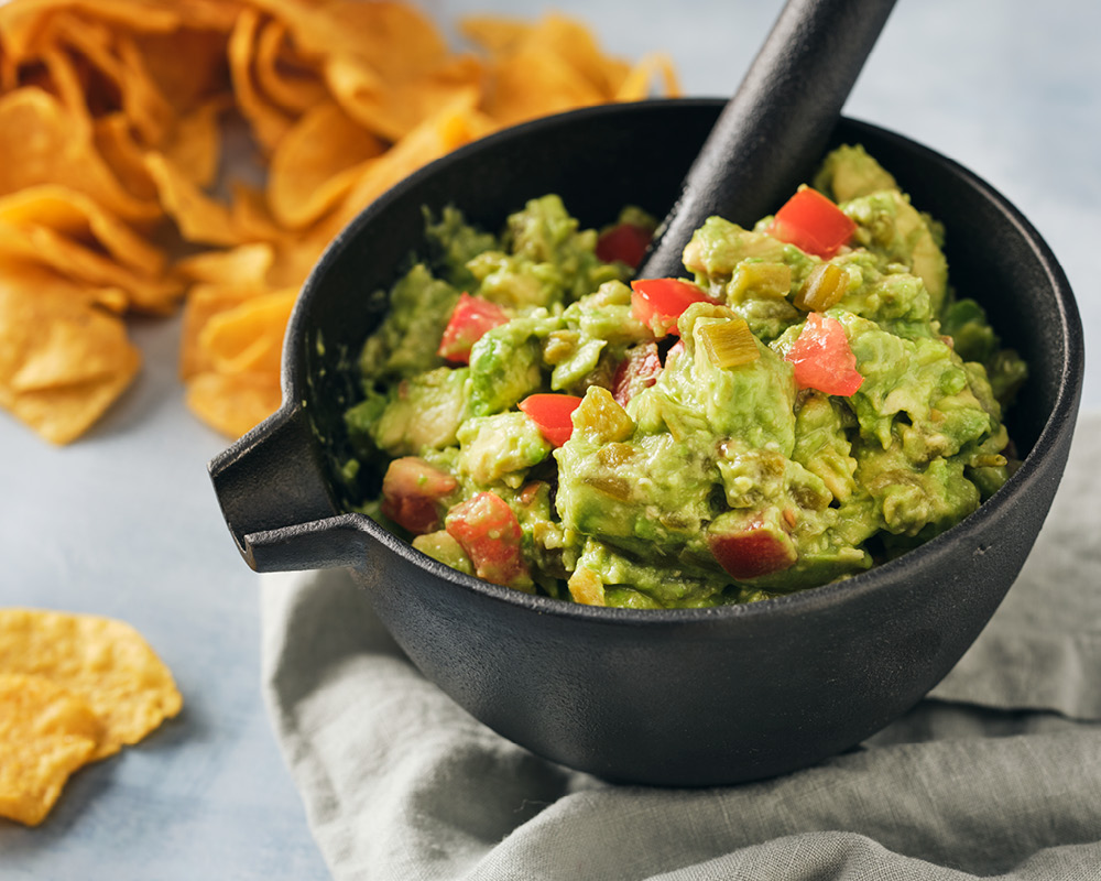 Hatch chile guacamole