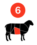 Number 6 Breast Lamb Cut