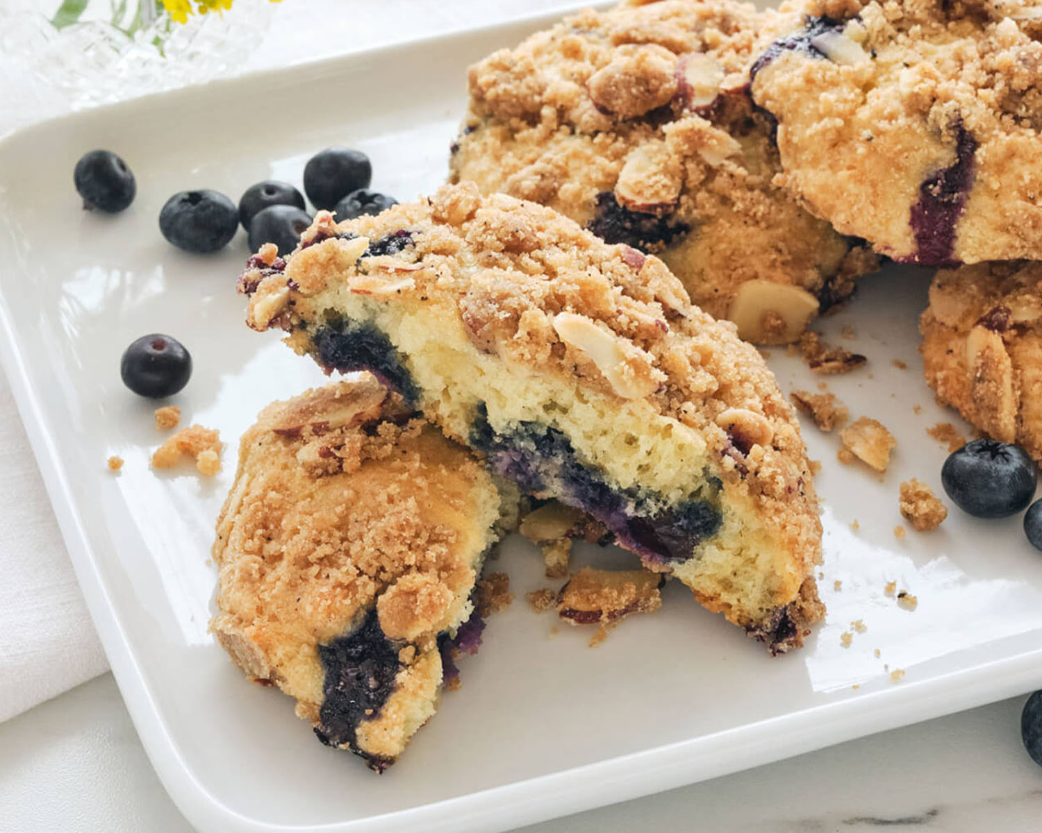 blueberry muffin tops