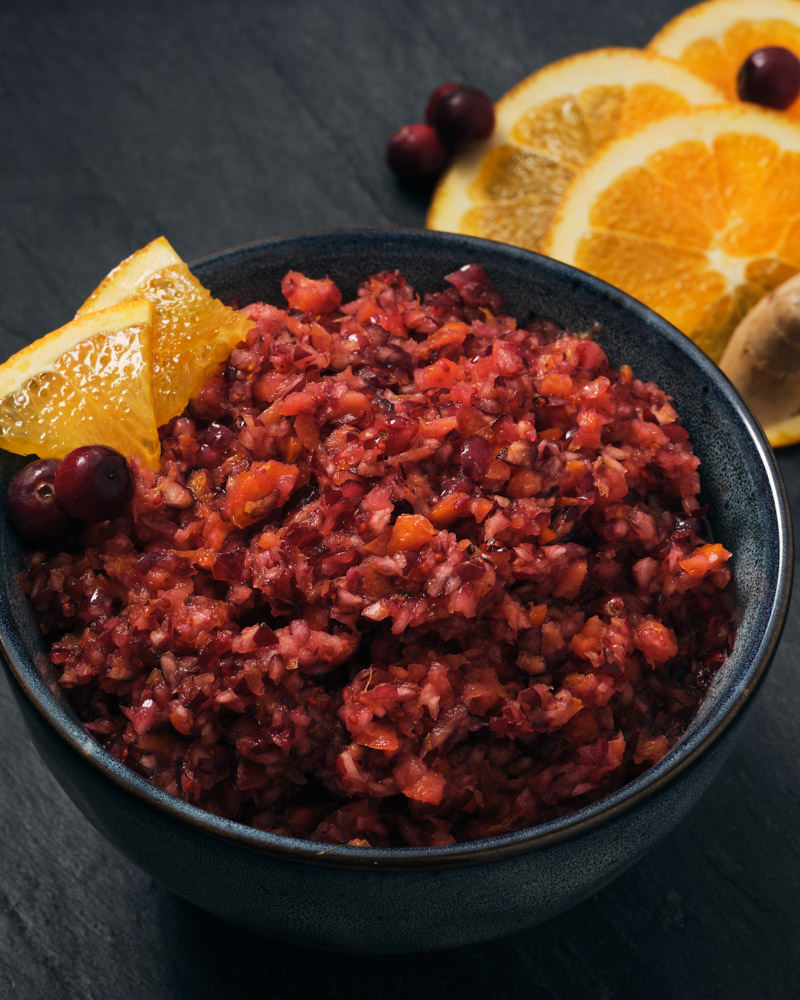 4-Ingredient Cranberry Orange Relish