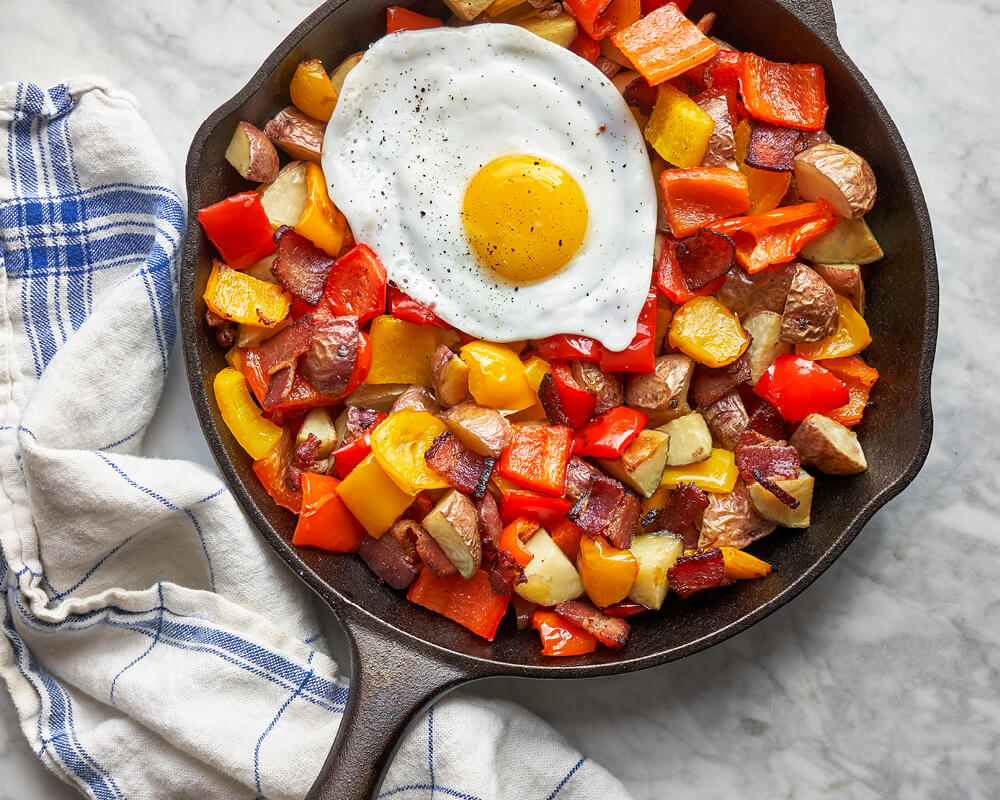 Oven-Roasted Egg Hash