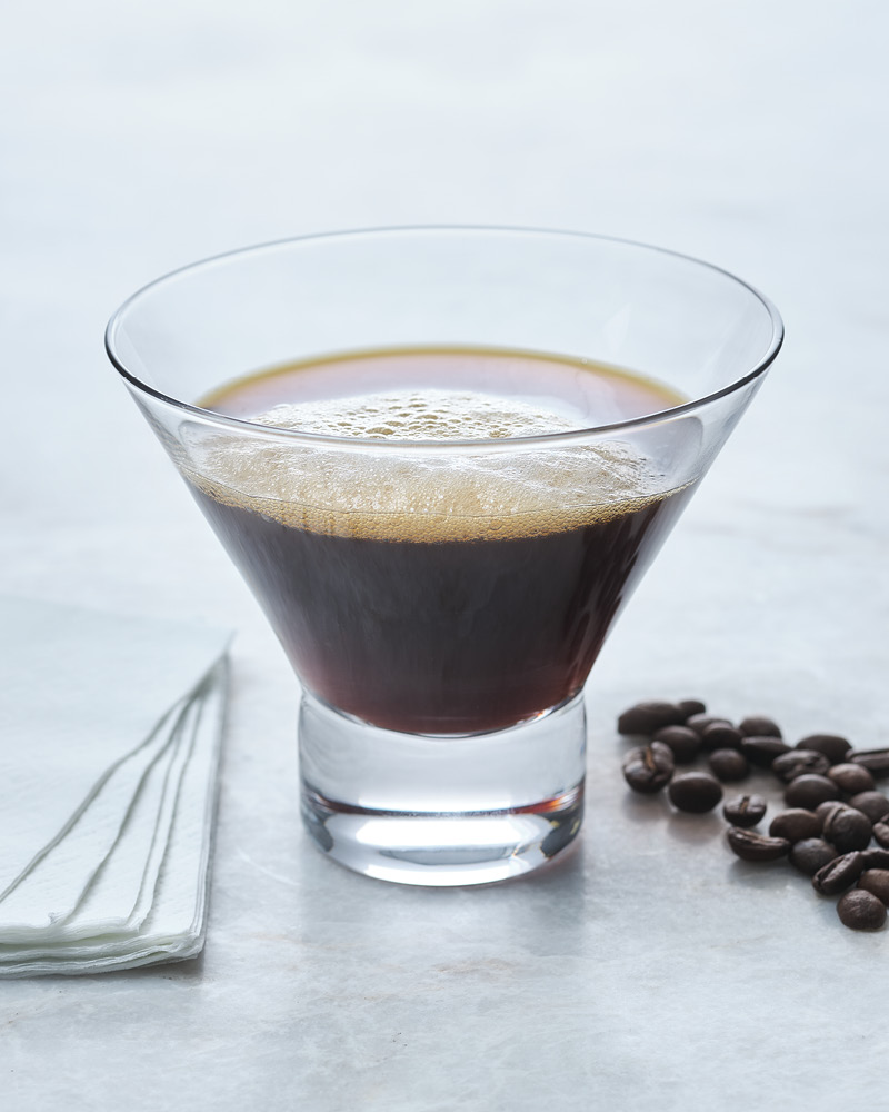 Nitro Brew Martini Cocktail