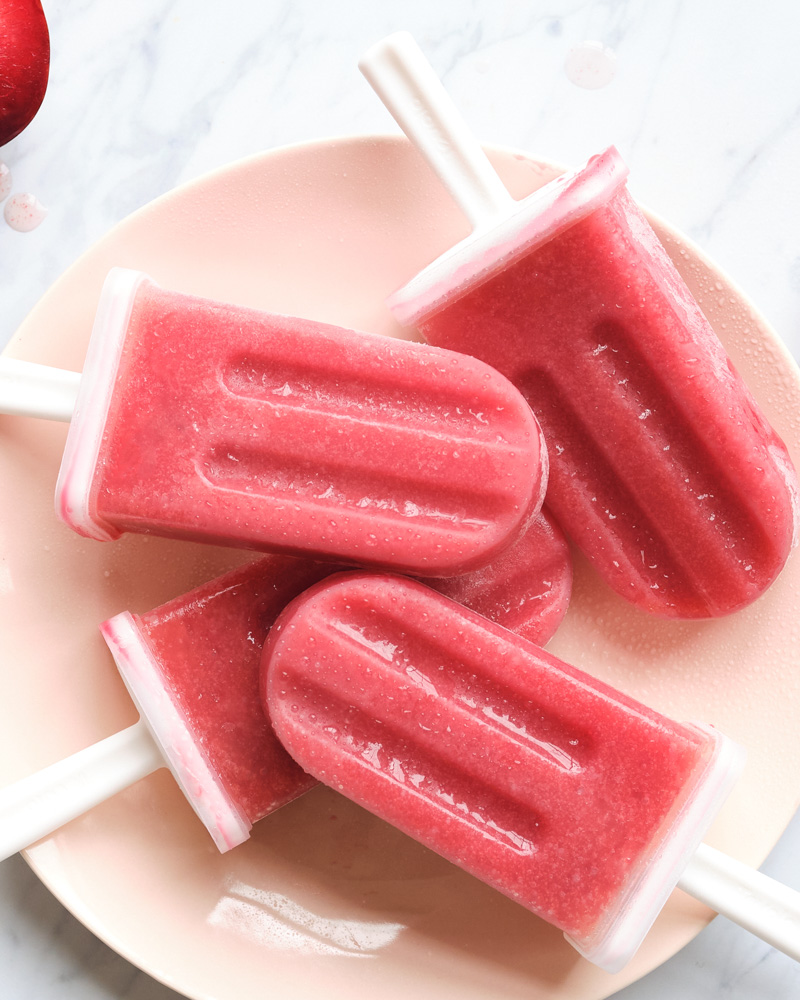 Plum and Port Popsicles