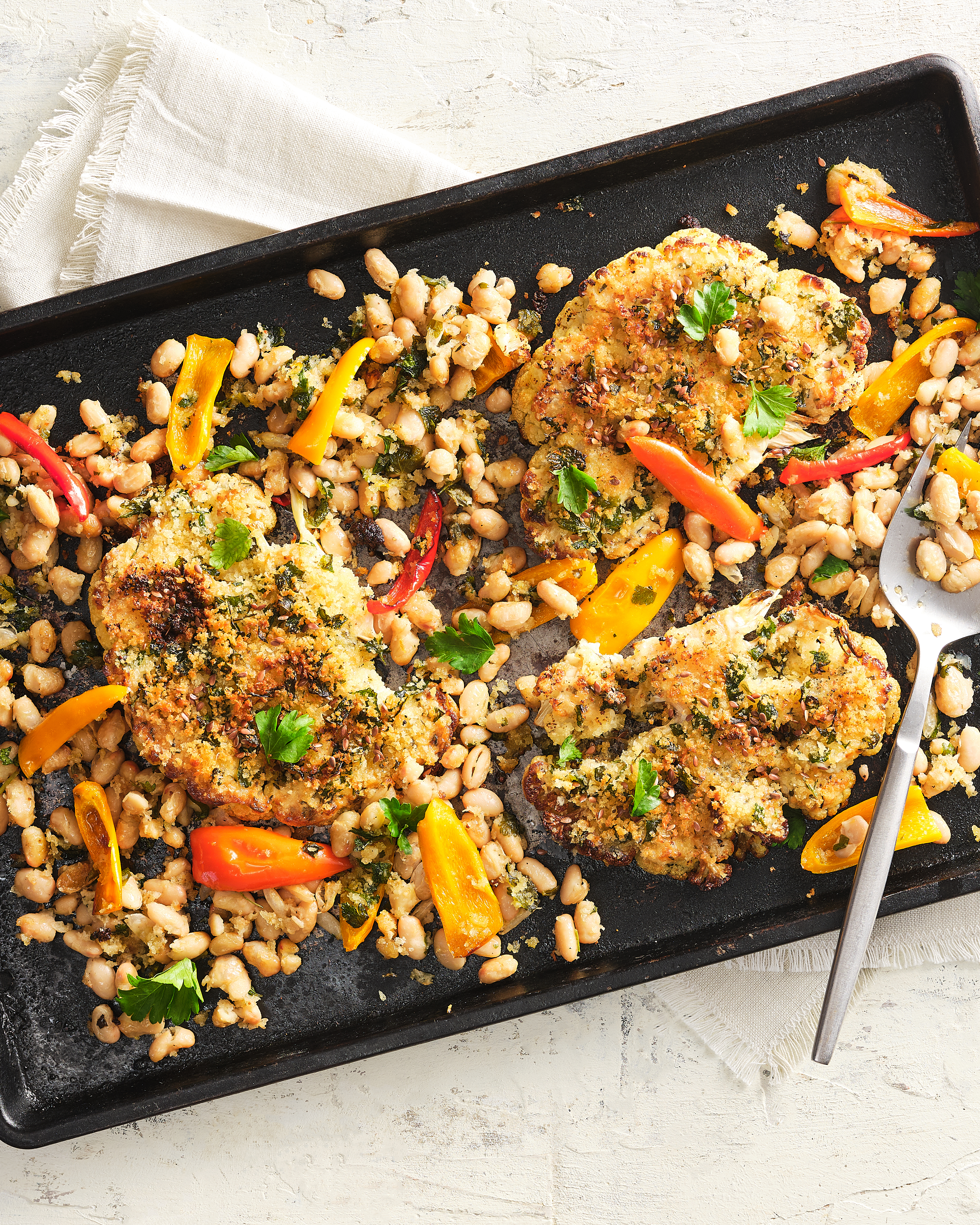 Herb Roasted Cauliflower Steaks