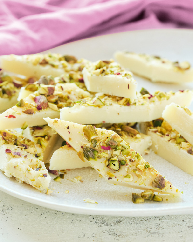 Milk Barfi (Indian Fudge Like Sweet)