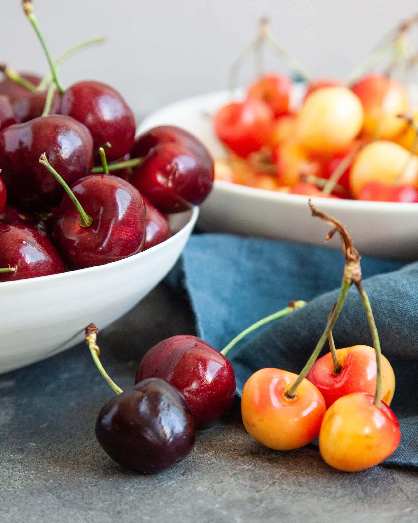 Bowls of cherries