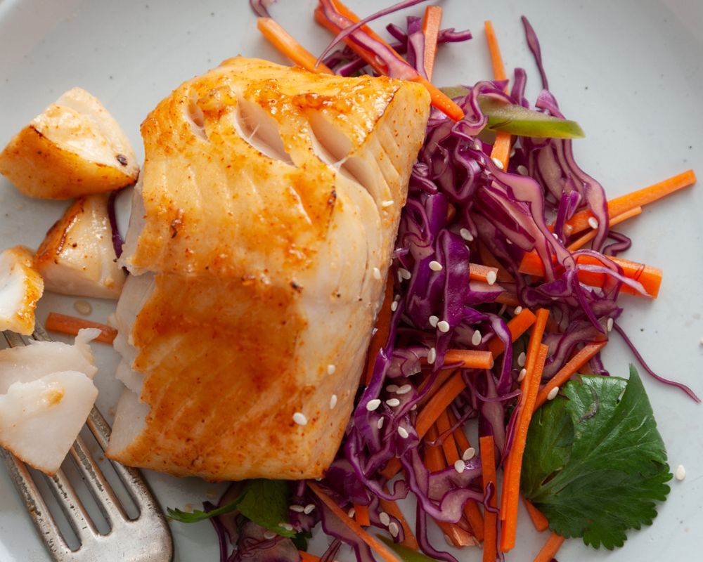Gochujang-Glazed Black Cod