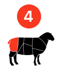 Number 4 Leg Lamb Cut