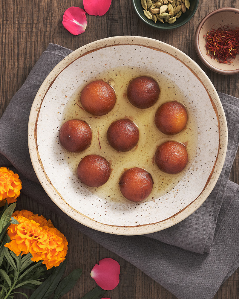 Gulab Jamun with Milk Powder